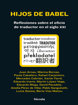 cover image of Hijos de Babel